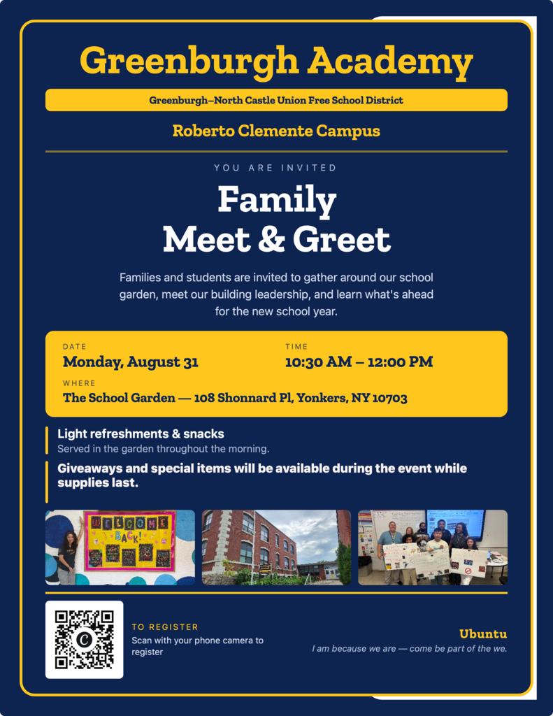 Family Meet & Greet on 8/31