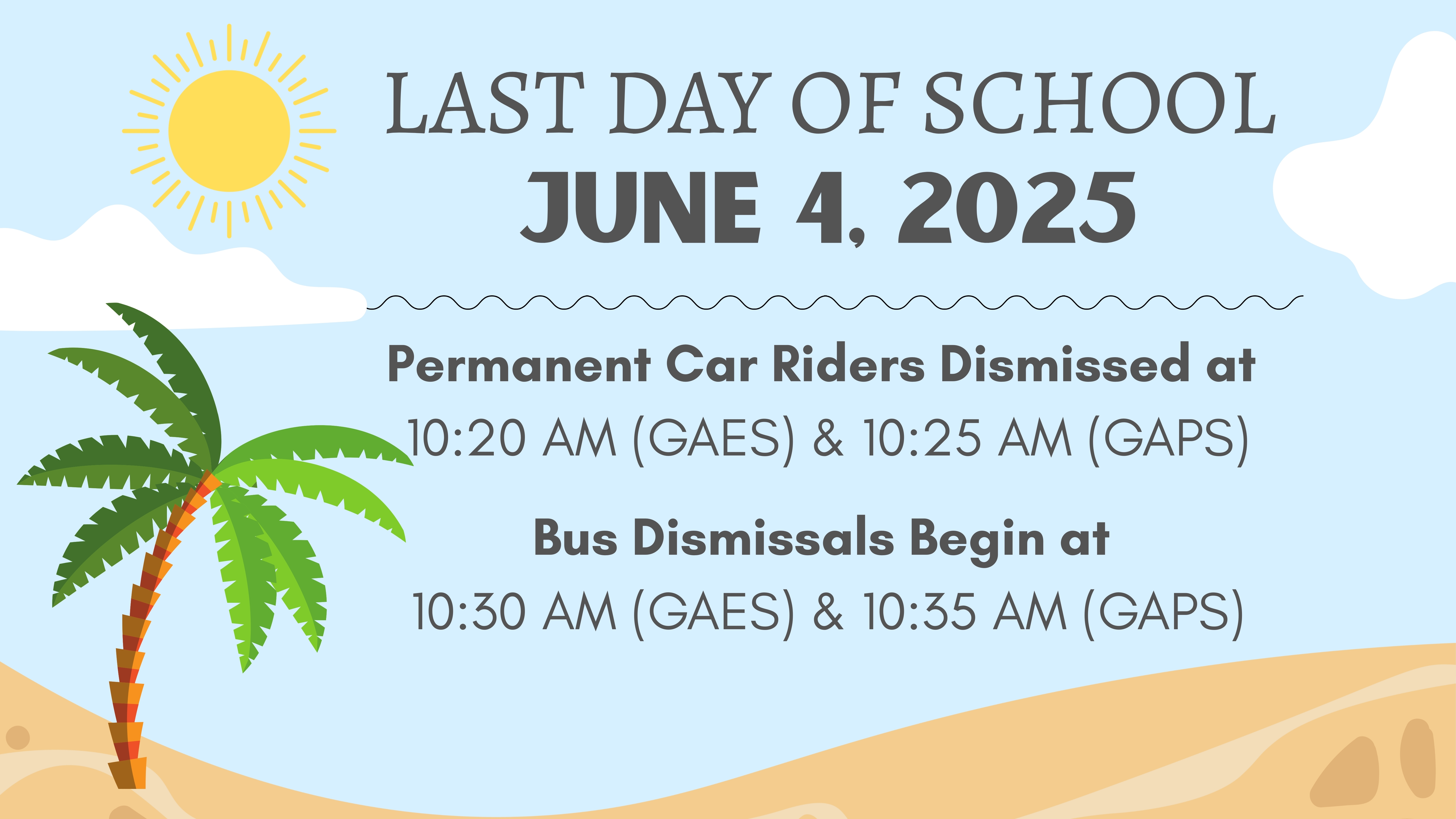 Last Day of School Details | Greencastle-Antrim Elementary School