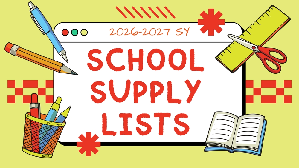 school supply list