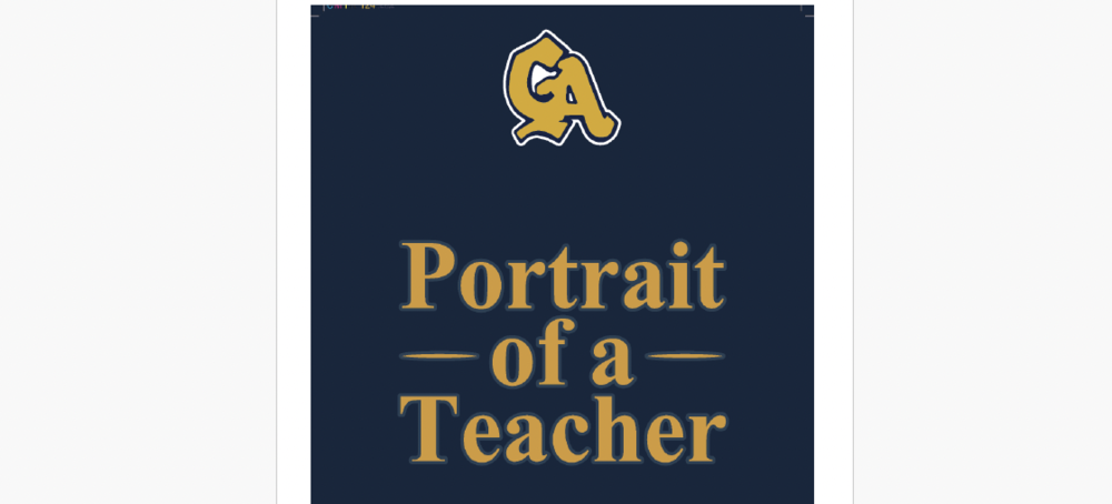 Portrait of a Teacher