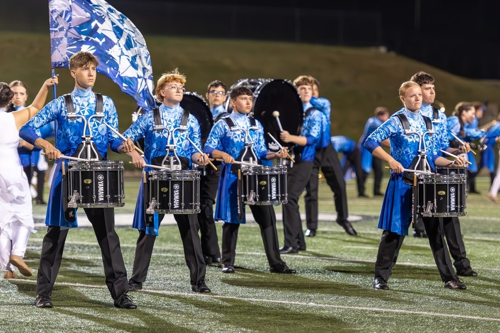Drum line at State Competition