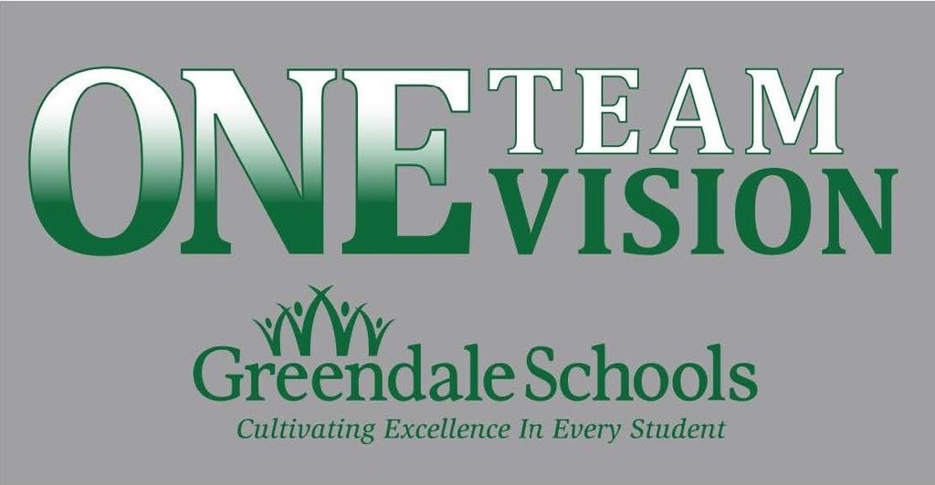 One Team, One Vision Greendale Schools Logo