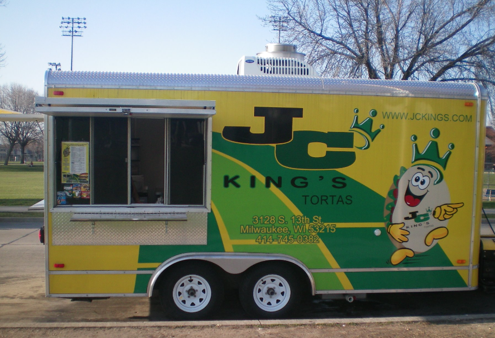 Picture of JC King's Tortas food truck.