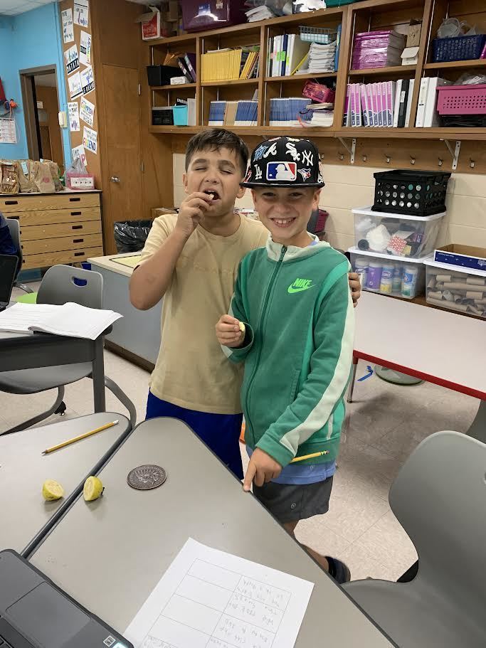 Students Learning About Sensory Details
