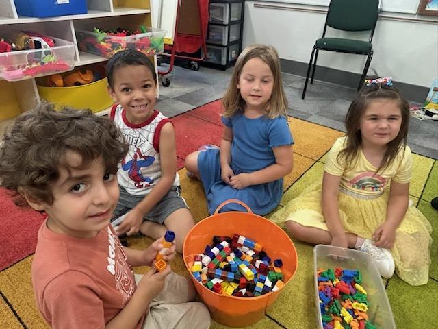 4K Learners Working on Math