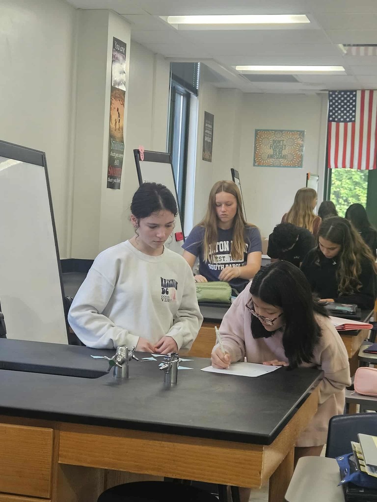 Algebra 8th Grade Students completing math puzzles