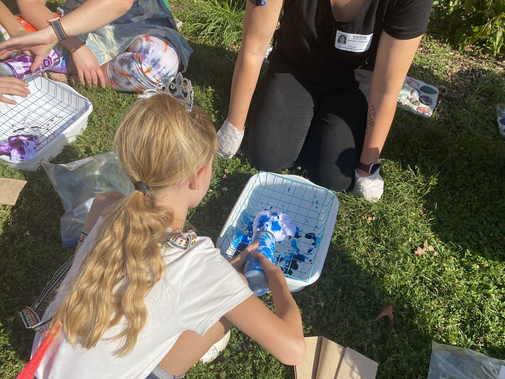 Student Tye Dye project