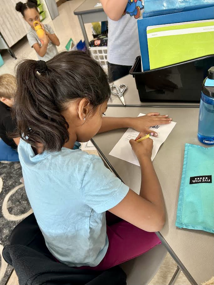 Second graders learning about Ancient Asian Civilizations