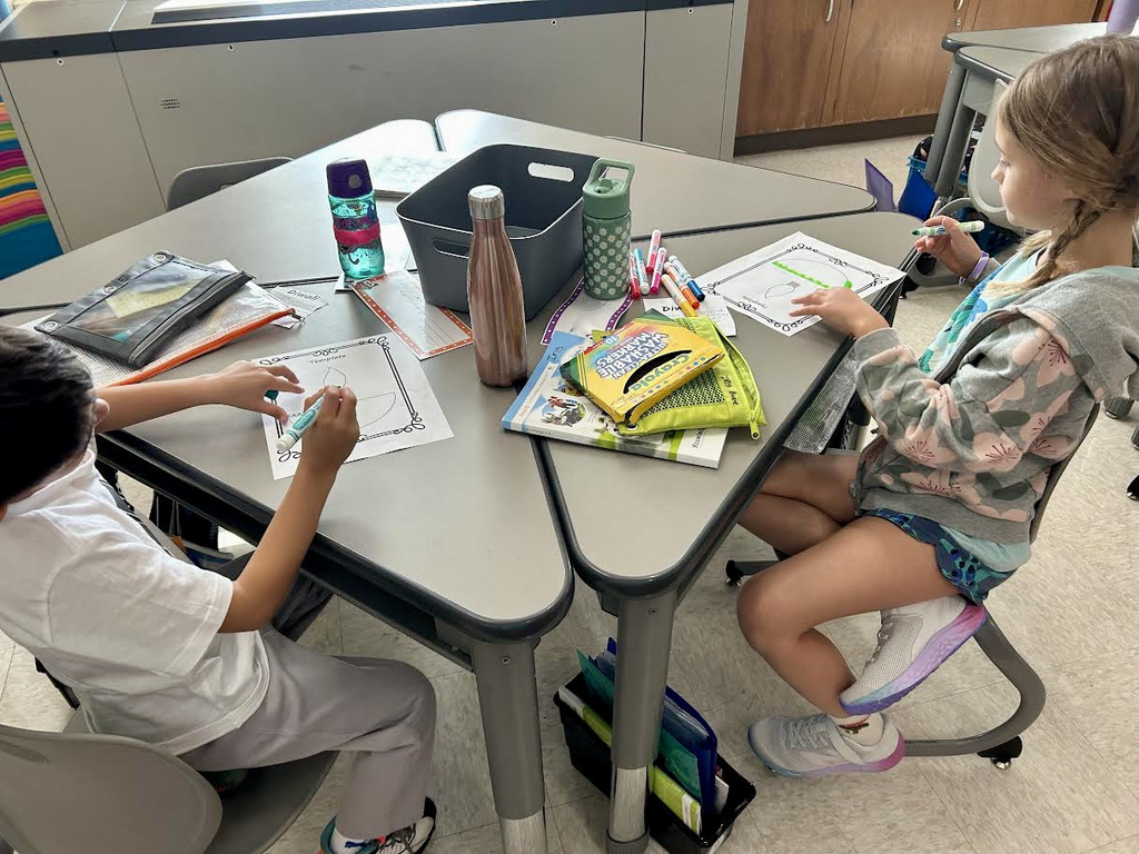 Second graders learning about Ancient Asian Civilizations