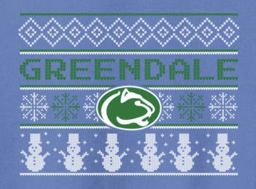 Greendale Blue Winter Apparel Logo Design