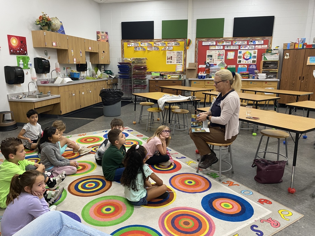 Reading a story with Nurse Cathy