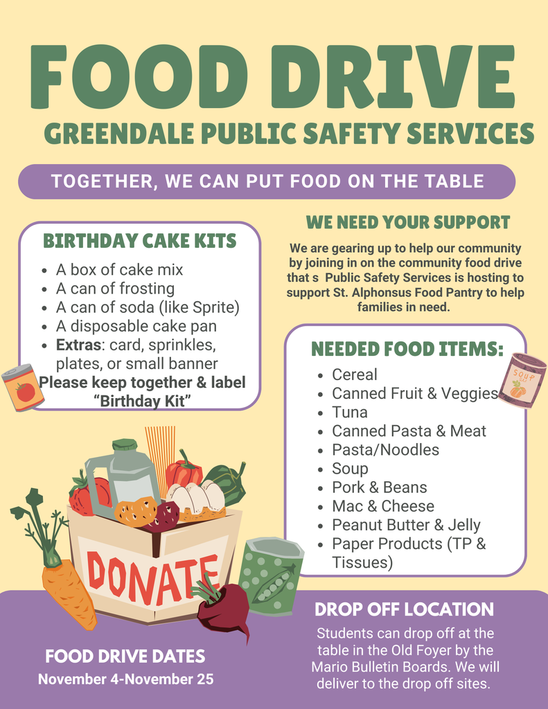 Food Drive Flier