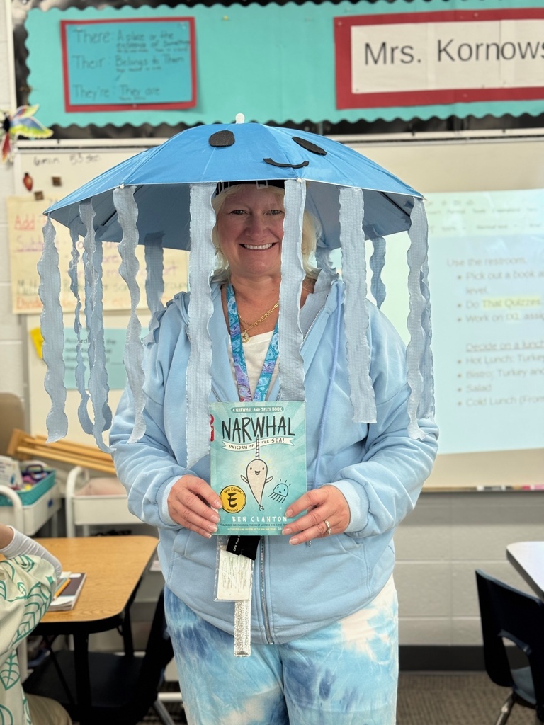 teacher in costume for book character day
