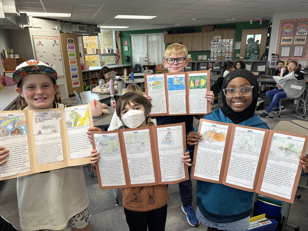 Students showing off their Codex projects in CKLA