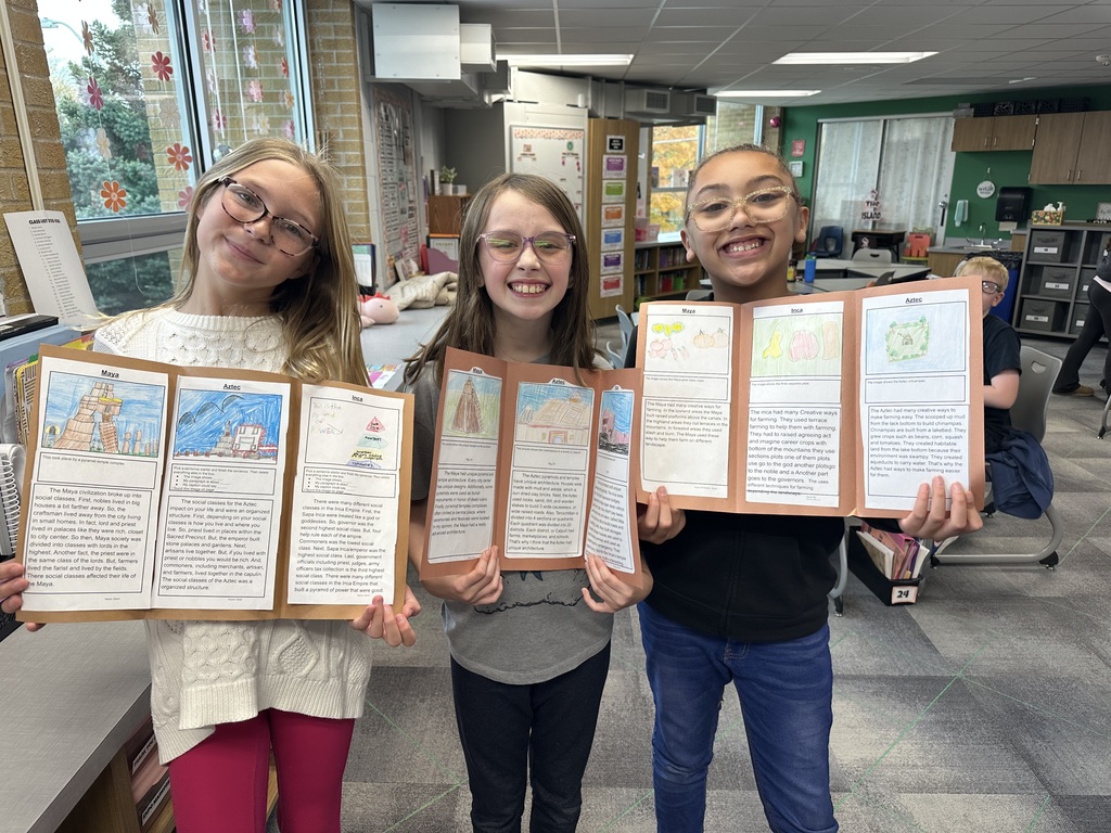 Students showing off their Codex projects in CKLA