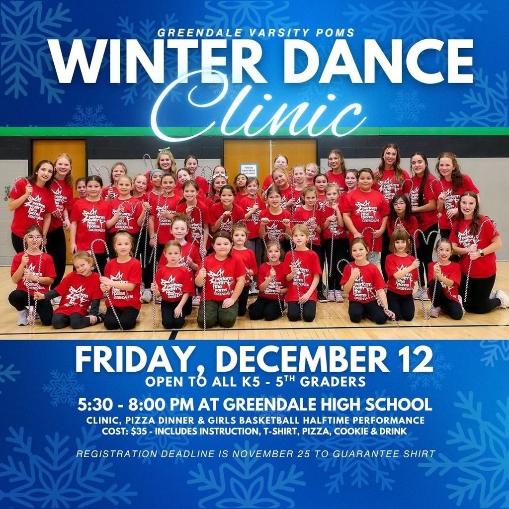 Winter dance clinic promo