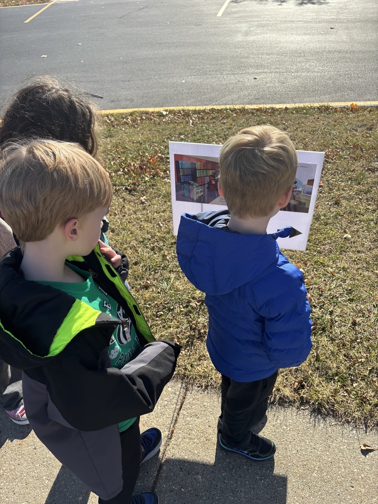 Students enjoying the 2025 College Park Storywalk