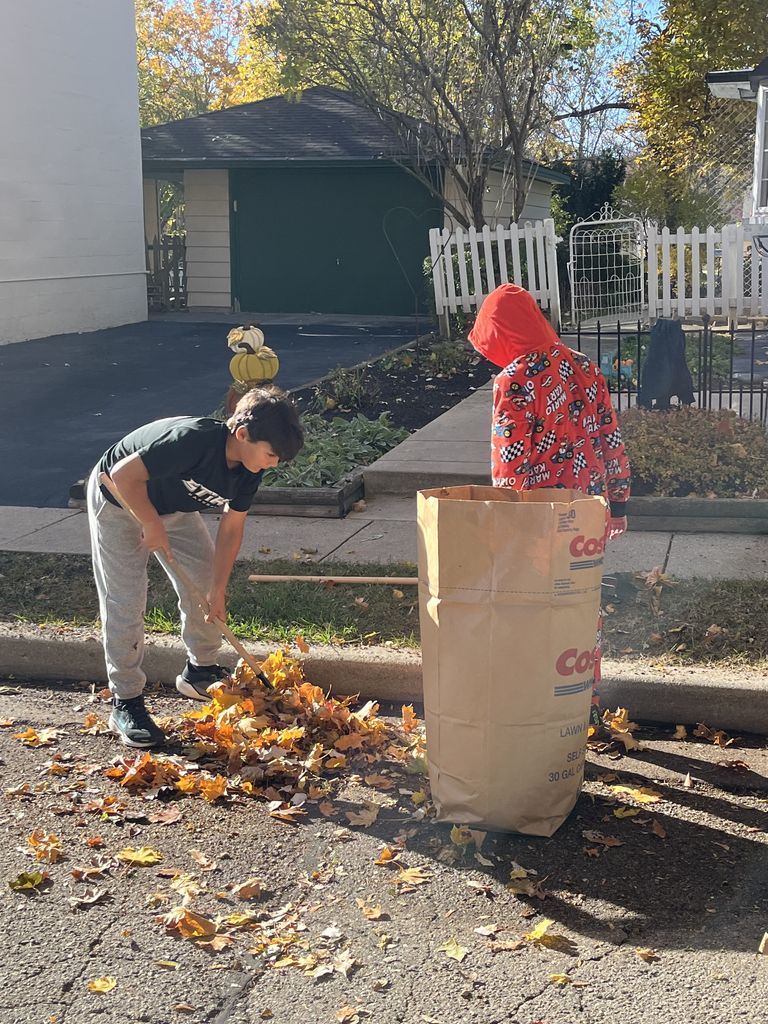 Fall Clean and Green event for Team Integrity 7th Graders