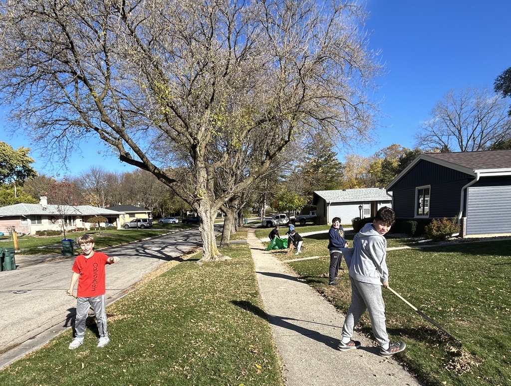Fall Clean and Green event for Team Integrity 7th Graders