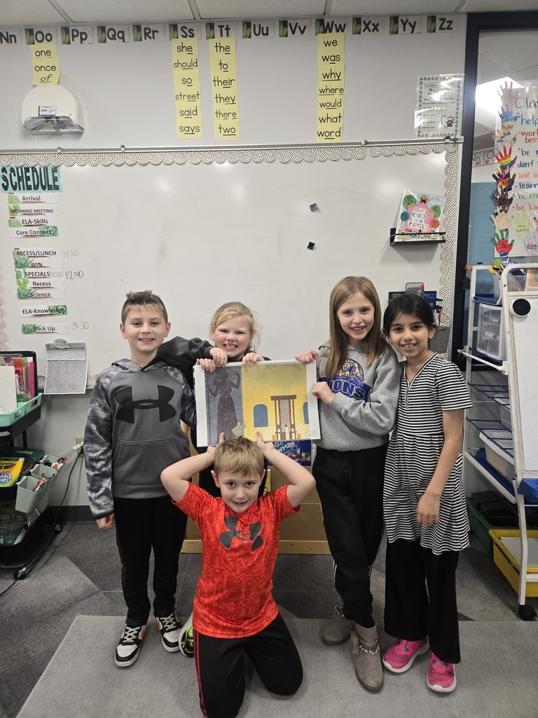 Canterbury 2nd graders embracing work in Greek Myths Unit