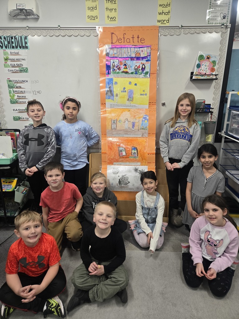 Canterbury 2nd graders embracing work in Greek Myths Unit