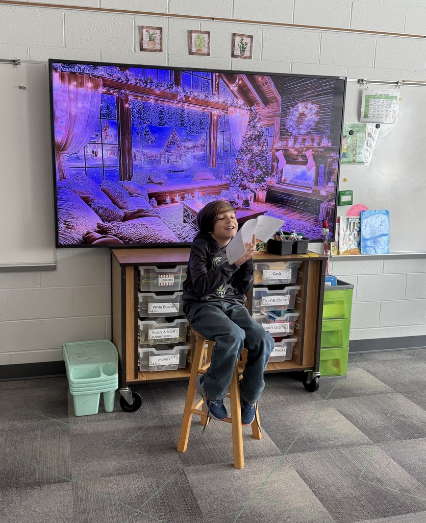 Classroom poetry reading student