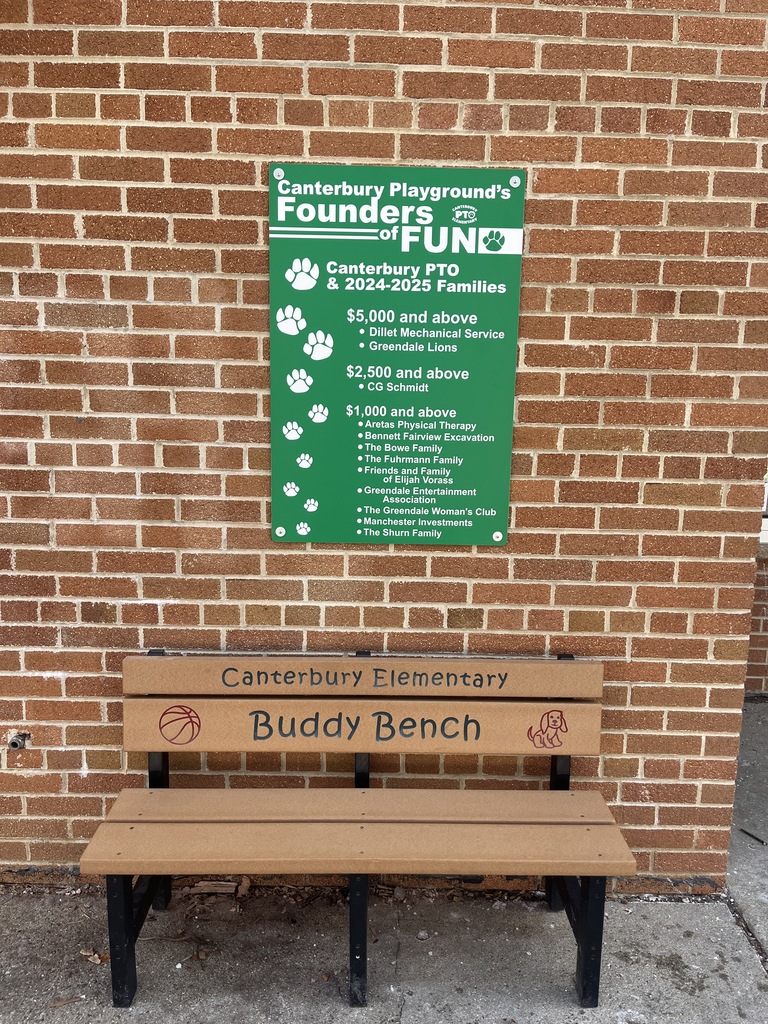Signage for playground donors
