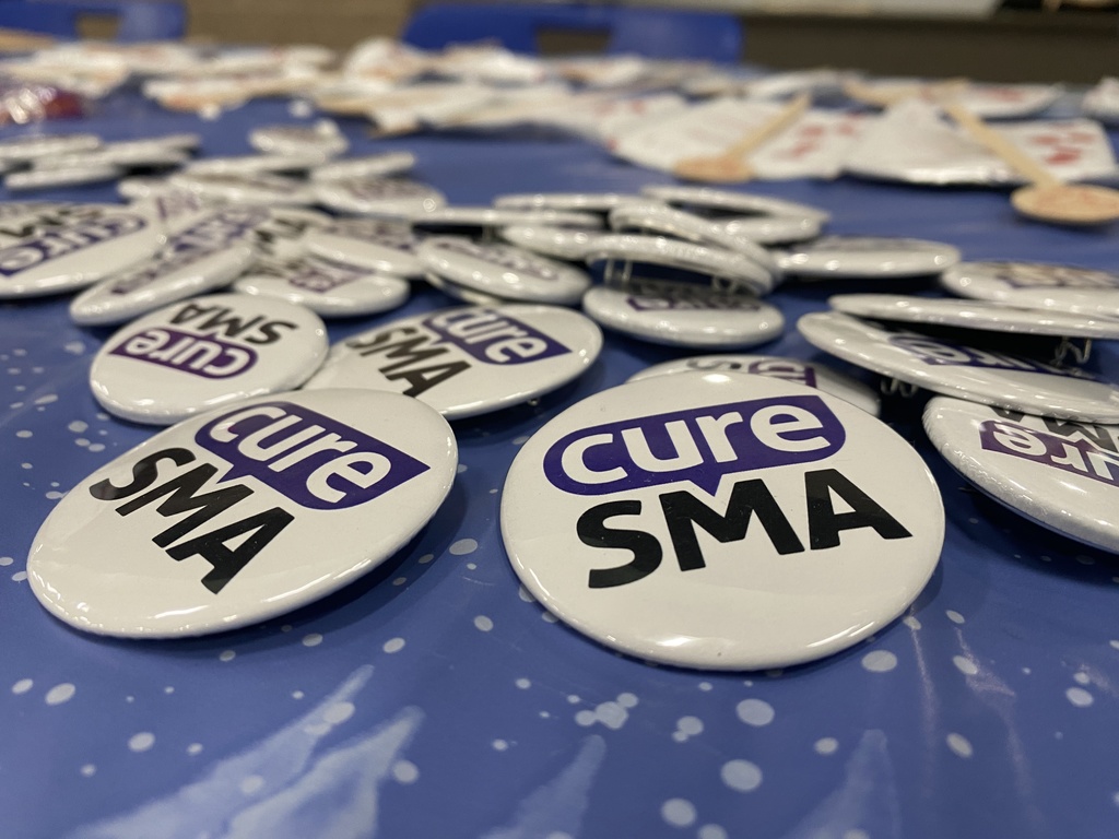 Cure SMA fundraiser buttons
