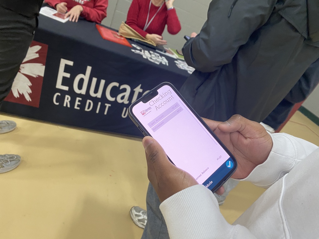 GHS Reality Check Day Students participating in personal finance activity