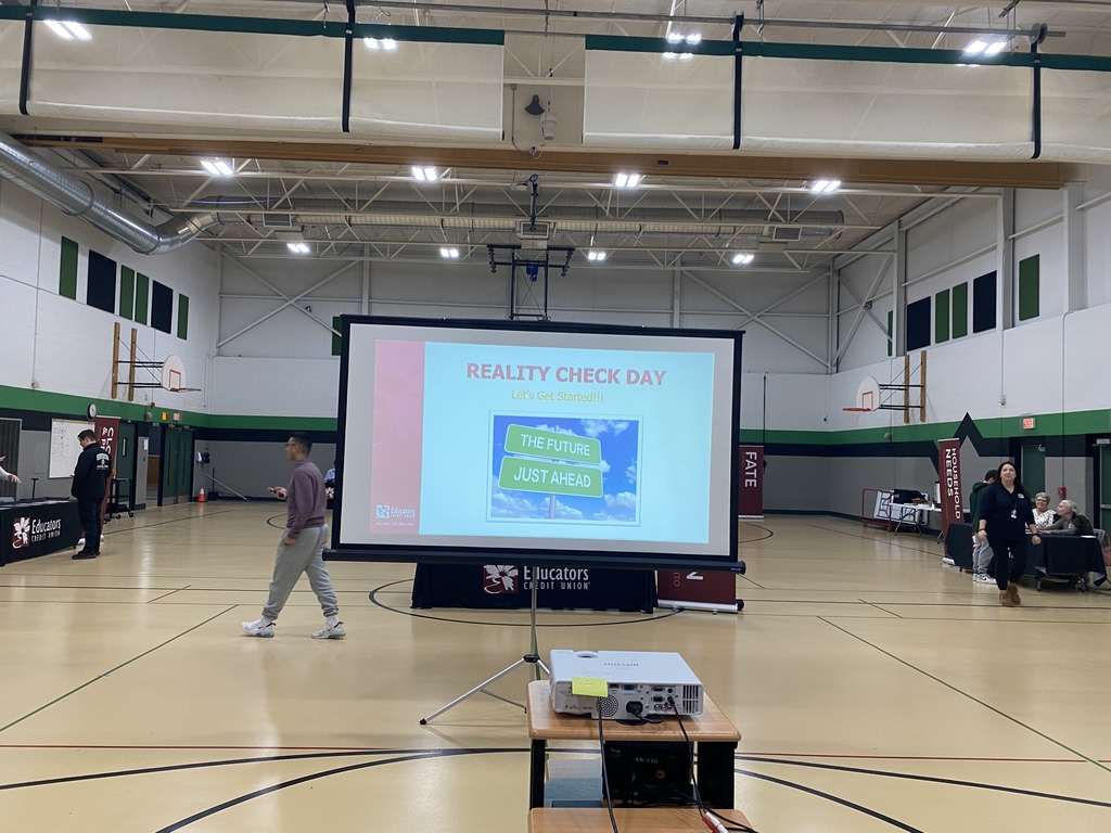 GHS Reality Check Day Students participating in personal finance activity