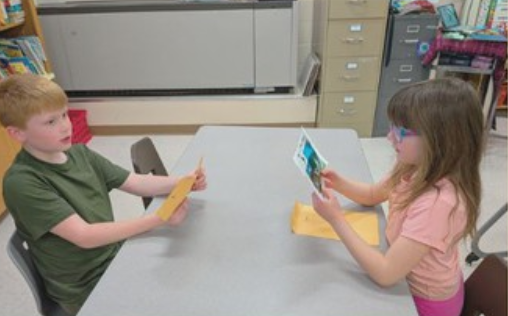 Canterbury Spanish Students Showing Off Their Work