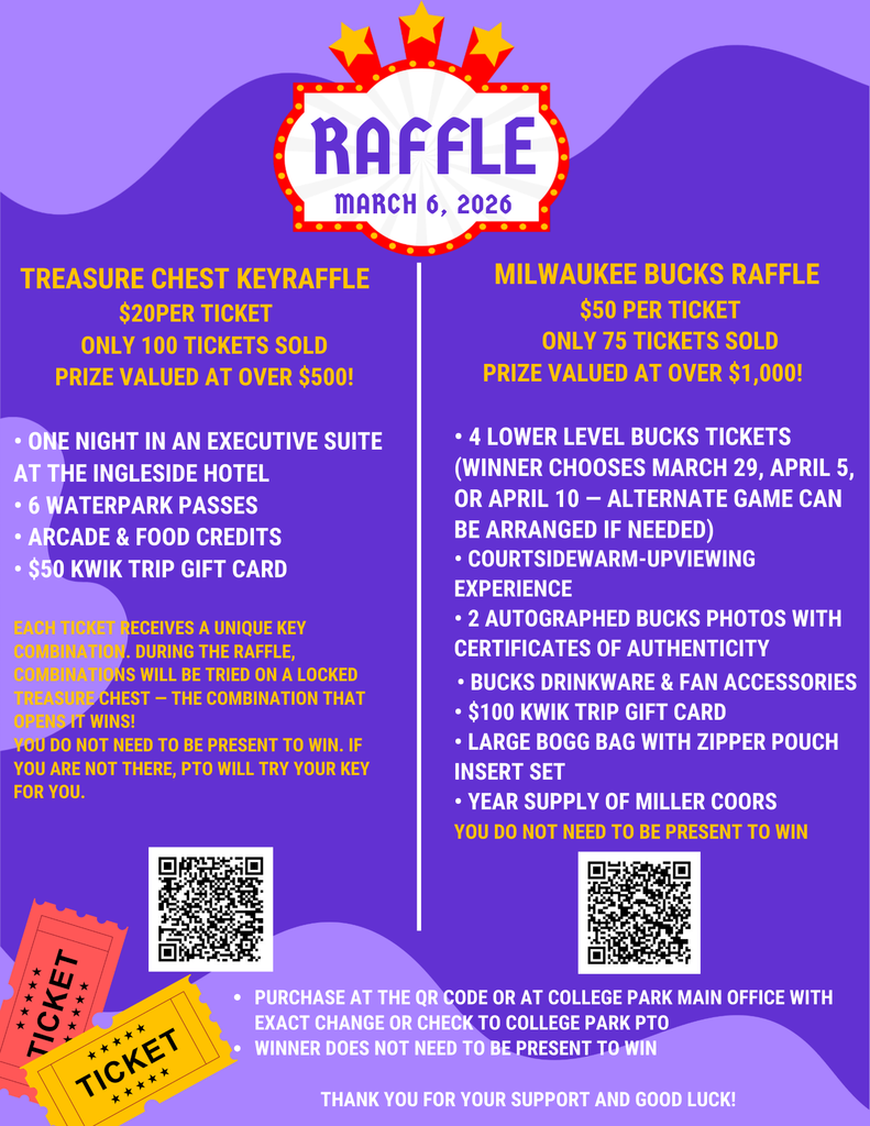 Golden Ticket Raffle Flier