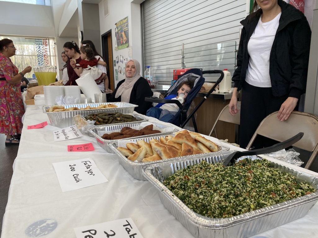 Food for sale in a cafeteria