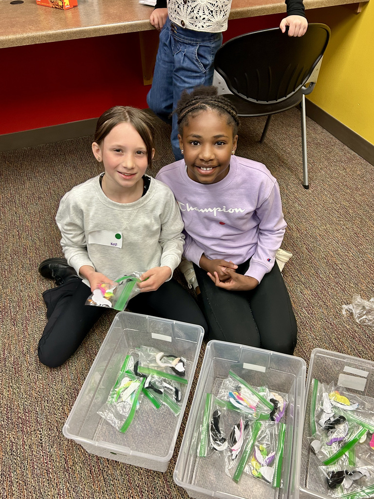Students  working a job during a field trip to Biztown