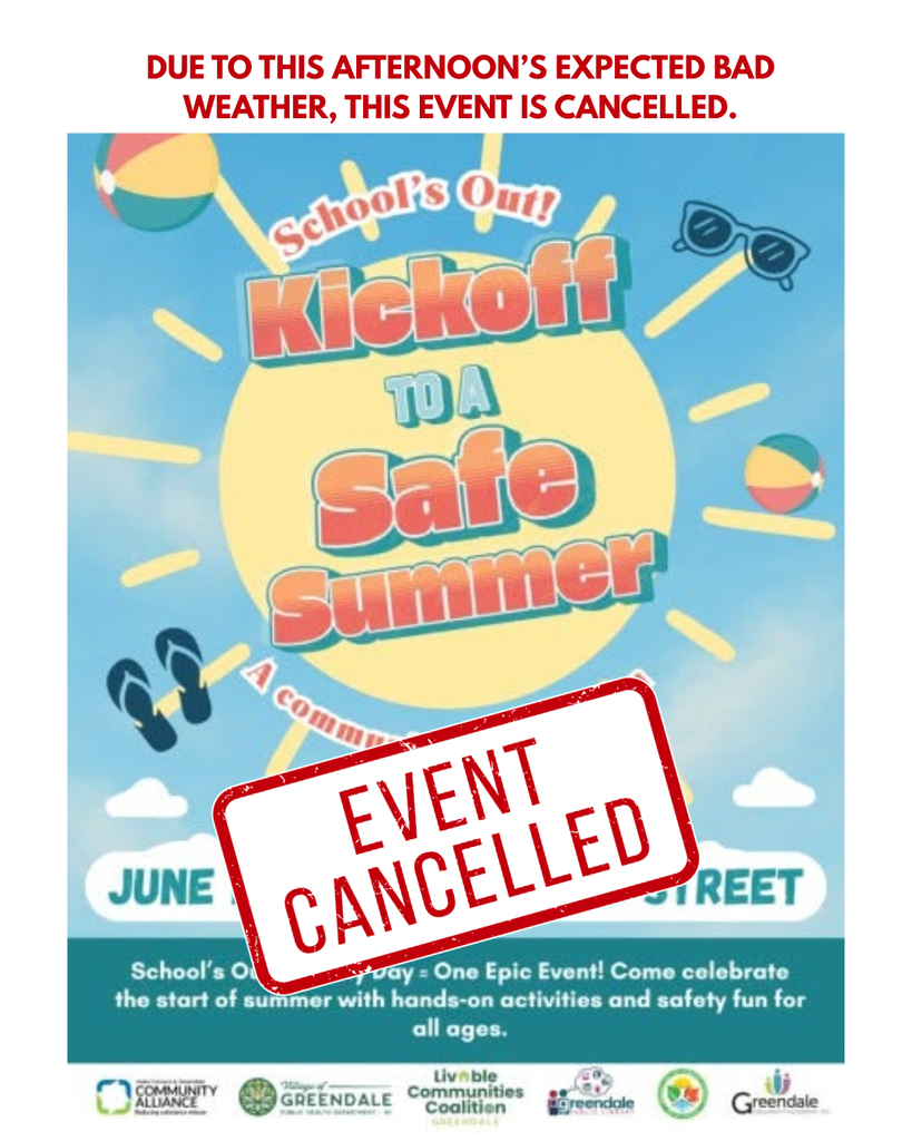 Schools Out Cancellation Poster
