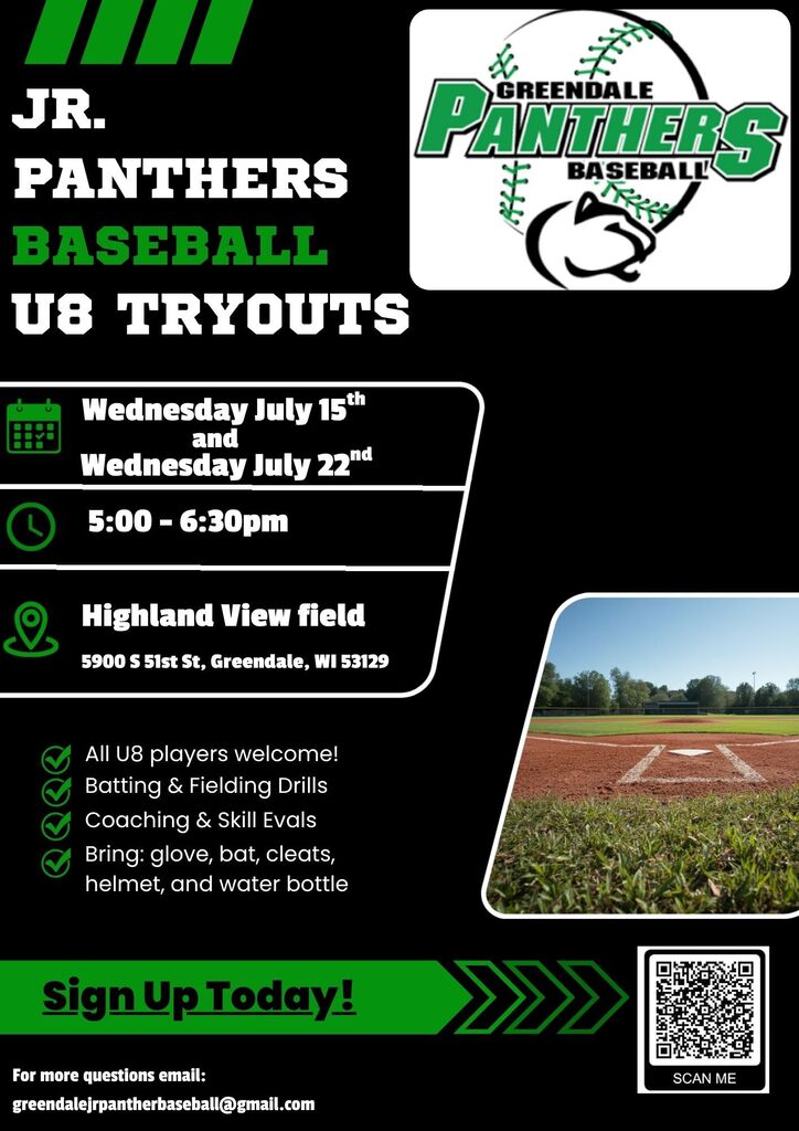 Sign up today for Junior Panthers U8 Tryouts