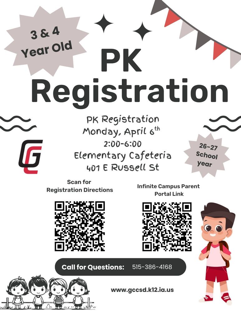 PK Registration for 26-27