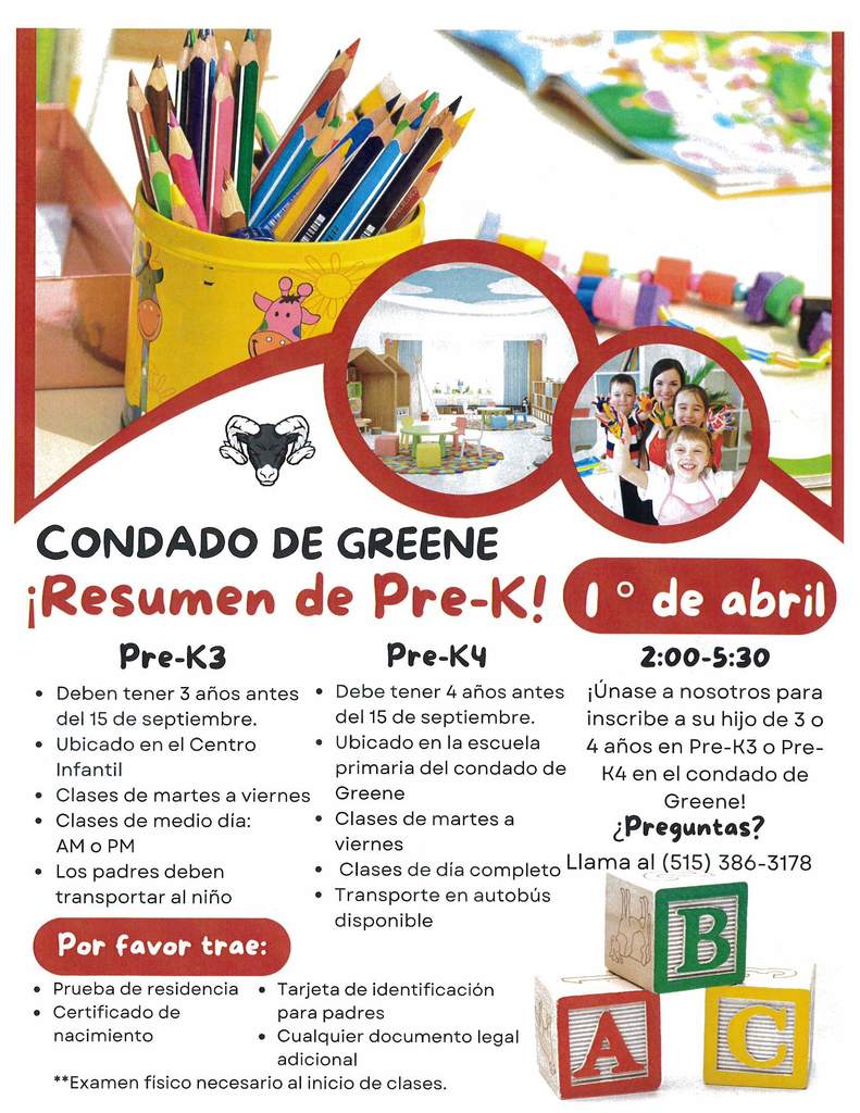 Registro de prekĂnder 2024-2025