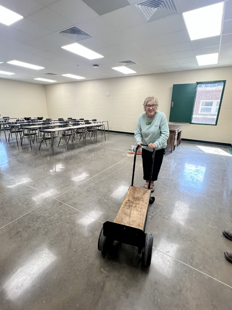 Mrs. McCarroll moving into her new room!