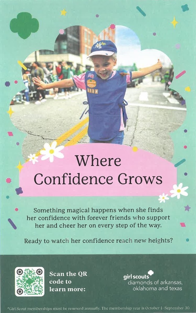 Girl Scouts flyer page 1