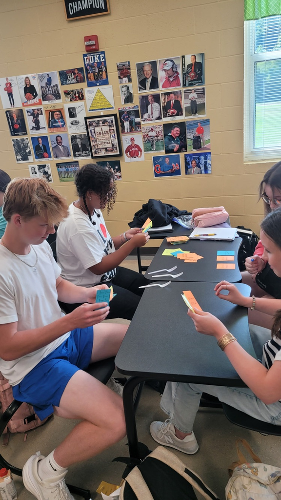 Students working on Math