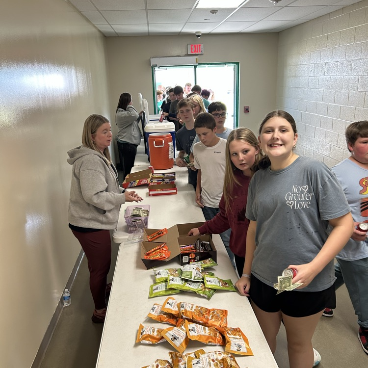 Our first Thursday refreshment of the year. Great day to be a Junior Eagle! 🦅 