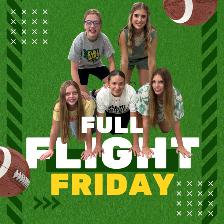 Full Flight Friday: GCTJHS ❤️’s our Eagles! 🦅 