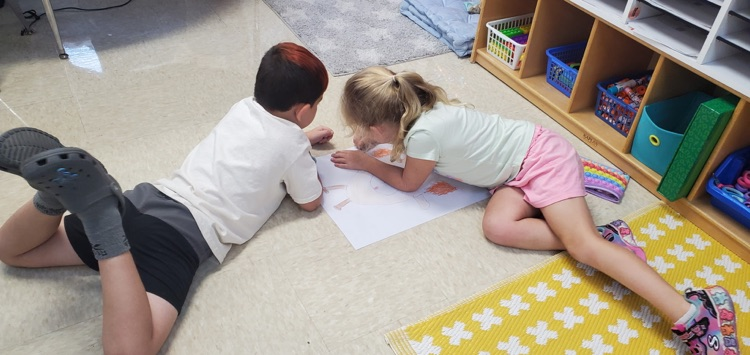 Mrs. Melissa's class learned about making predictions when learning about Humpty Dumpty. Then we finished with partner drawings!