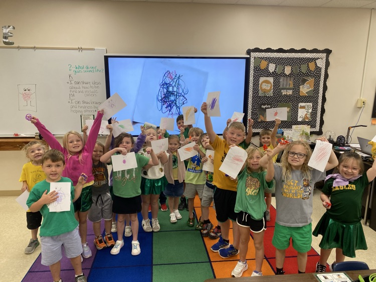 In PACE students talked the importance of kindness and inclusion by discussing how Scribble felt left out and brainstorming ways they can make others feel welcome and included in our school.