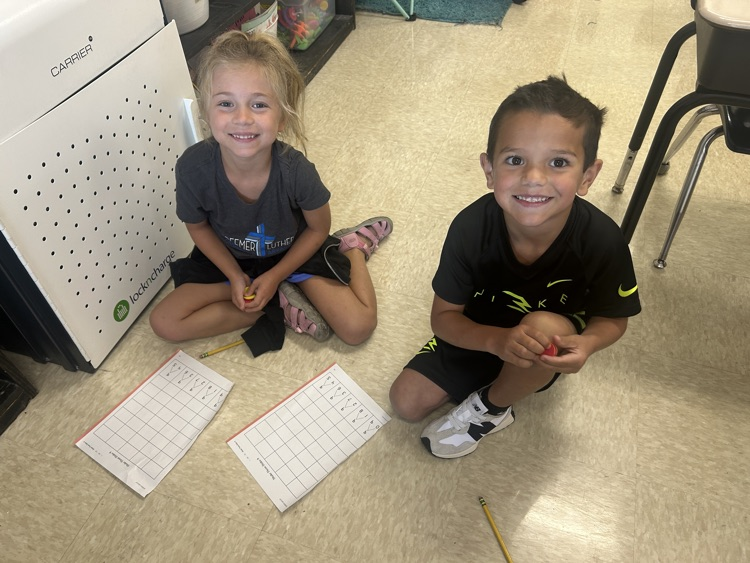 We’re hard at work practicing ways to make 9 & 10! 
