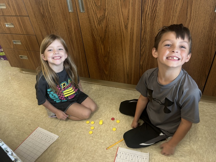 We’re hard at work practicing ways to make 9 & 10! 