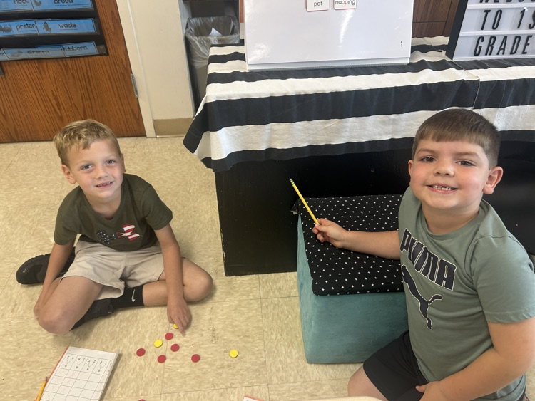We’re hard at work practicing ways to make 9 & 10! 