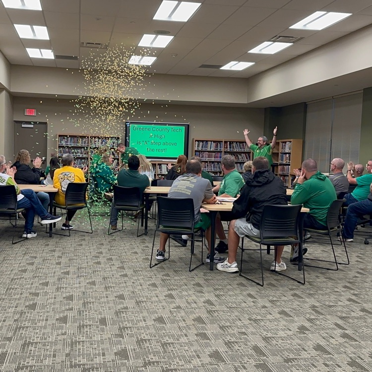 congratulations to students and staff at GCTJHS! for being rated an “A” school by the Arkansas Department of Education!  First “A” rating in GCT School District history!  Great Day To Be A Jr Eagle! 🦅 