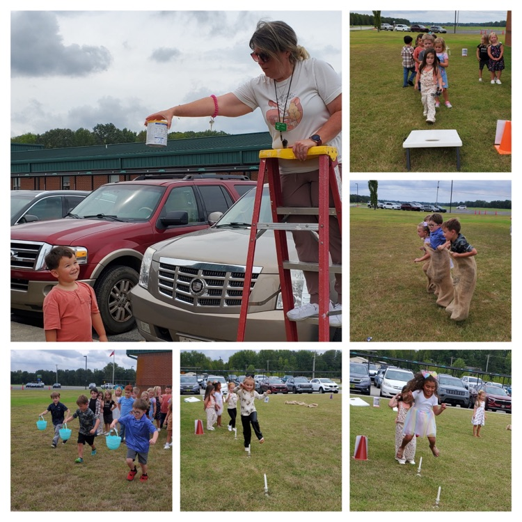 Kindergarten celebrated the end of their Knowledge Unit: Nursery Rhymes & Fables with Nursery Rhyme Olympics